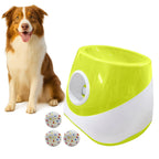 Upgraded Automatic Ball Launcher for Dogs – Rechargeable Interactive Dog Fetch Toy with 3 ETPU Balls, Adjustable Launch Distance (10/20/30 FT), Infrared Sensor Dog Ball Thrower for Dogs – Indoor & Outdoor Play Machine