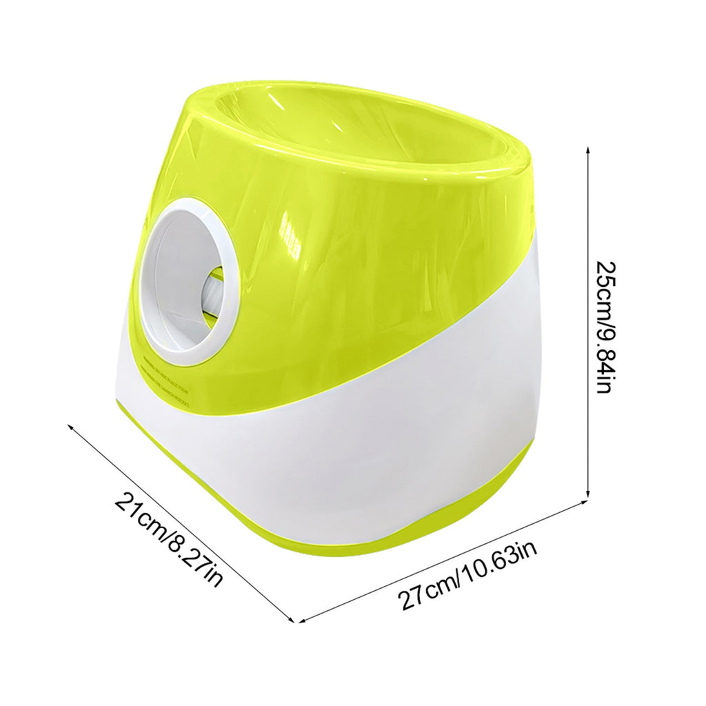 Upgraded Automatic Ball Launcher for Dogs – Rechargeable Interactive Dog Fetch Toy with 3 ETPU Balls, Adjustable Launch Distance (10/20/30 FT), Infrared Sensor Dog Ball Thrower for Dogs – Indoor & Outdoor Play Machine