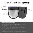 Solar Fence Lights Outdoor 2 Pack, Warm White Solar Wall Lights with Dual Modes and Breathing Mode for Fence, Patio, Deck and Garden