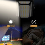 Solar Rechargeable LED Floodlight - Waterproof, Drop Resistant, 10000mAh USB Charging, Soft Light Mode, Ideal for Camping, Hiking, and Fishing