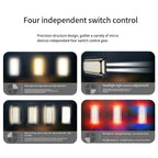 Solar Rechargeable LED Floodlight - Waterproof, Drop Resistant, 10000mAh USB Charging, Soft Light Mode, Ideal for Camping, Hiking, and Fishing