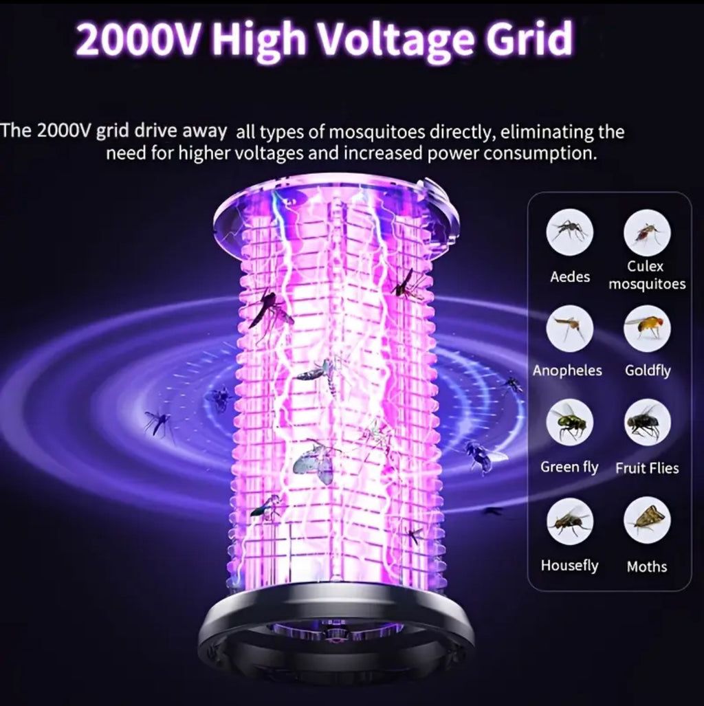 JT MOROLUX 3-in-1 Rechargeable Camping Lantern & Insect Zapper
