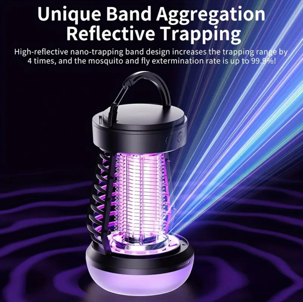 JT MOROLUX 3-in-1 Rechargeable Camping Lantern & Insect Zapper