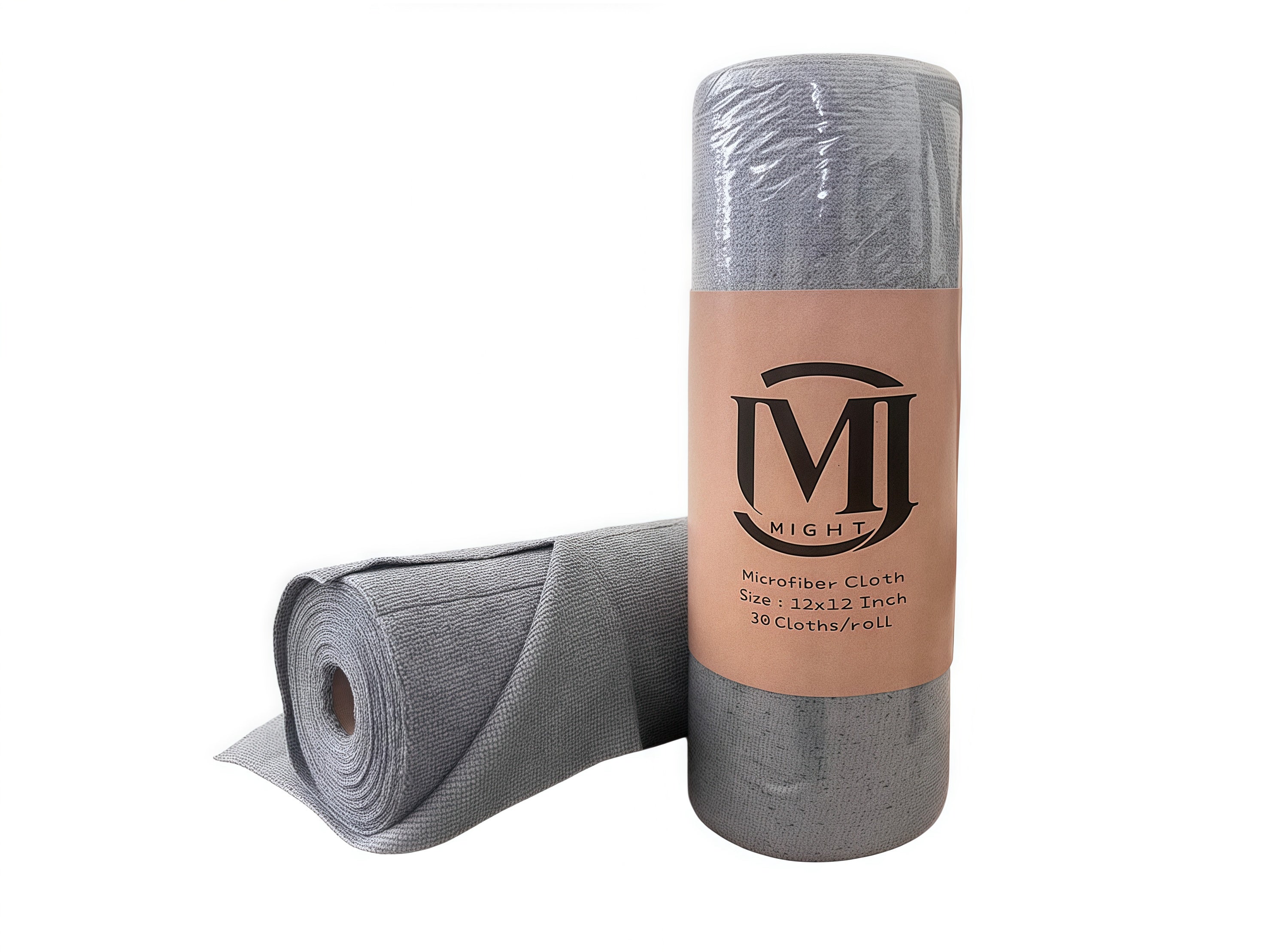 Microfiber Cleaning Cloths Roll, 2 Rolls, Reusable, Machine Washable, Super Absorbent, Lint Free, Tear Away Design