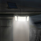 JT MOROLUX Solar-Powered LED Floodlight – 234 LED 3-Head Motion Sensor Security Light with Remote, IP65 Waterproof (Outdoor Wall Mount for Yard, Garage, Porch)