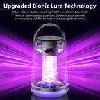 JT MOROLUX Solar Bug Zapper with Dual Charging, Electric Mosquito Killer & LED Lantern, Portable Indoor & Outdoor Insect Trap for Home, Patio, Garden & Camping