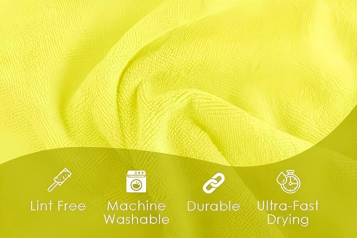 16'x16' Microfiber Household Cleaning Cloths  Multi-Purpose, Machine Washable, Absorbent Towels for Kitchen, Car, Home Appliances,48 Pack