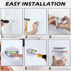 4 Pack Solar Fence Deck Lights Outdoor Waterproof  Step Stair Post Wall