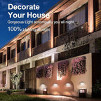 4 Pack Solar Fence Deck Lights Outdoor Waterproof  Step Stair Post Wall