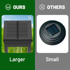 Solar Pathway Lights Outdoor LED Garden Stake Light with Automatic Charging Black Warm White Waterproof Ground Mount Landscape Lighting