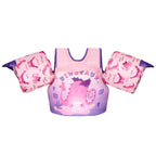 Kids Swim Vest Life Jacket for 33-60 Pounds Boys and Girls, Toddler Floaties with Shoulder Harness Arm Wings for 3,4,5,6,7,8 Years Old Baby (Unicorn Magic)