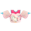 Kids Swim Vest Life Jacket for 33-60 Pounds Boys and Girls, Toddler Floaties with Shoulder Harness Arm Wings for 3,4,5,6,7,8 Years Old Baby (Unicorn Magic)