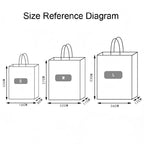 Christmas Gift Bags with Handles, 36 Pack Holiday Kraft Paper Gift Bags (Small, Medium, Large – 12 Each), 4 Assorted Designs, Reusable Bulk Value Pack for Presents, Candy, Toys, Books & Party Favors