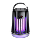 JT MOROLUX Solar Bug Zapper with Dual Charging, Electric Mosquito Killer & LED Lantern, Portable Indoor & Outdoor Insect Trap for Home, Patio, Garden & Camping