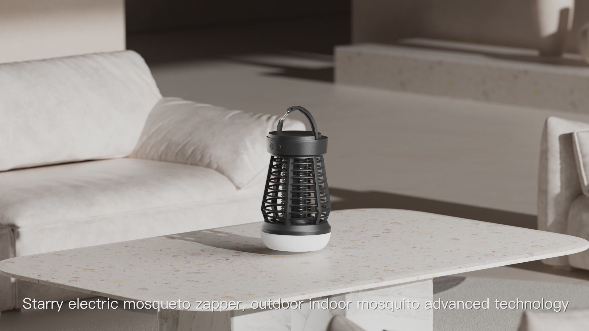 Upgrade 2025 3-in-1 Camping Light and Mosquito Zapper - Portable Rechargeable Lantern, 2000V High-Voltage Grid, Adjustable Brightness, SOS Mode, Ideal for Indoor & Outdoor